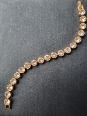 Touchstone Crystal by Swarovski Ice Bracelet Rose Gold